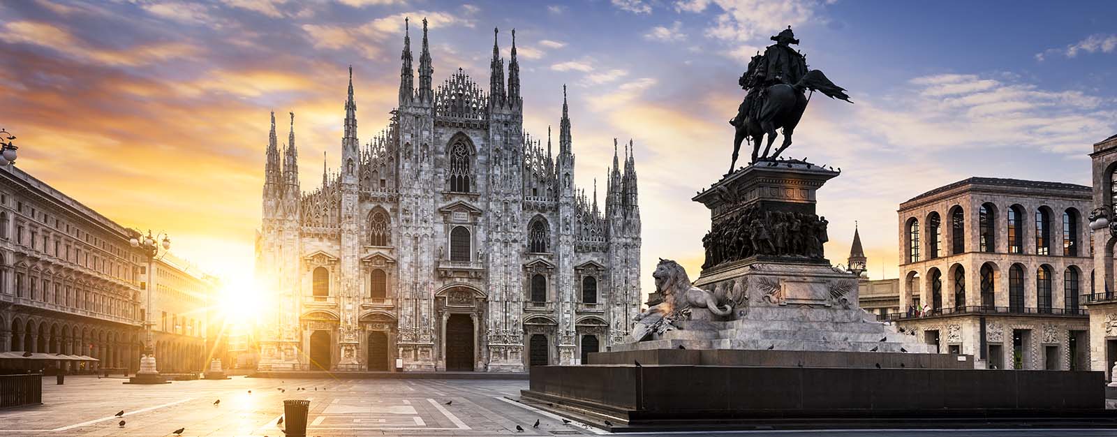 Duomo,at,sunrise,,milan,,europe.
